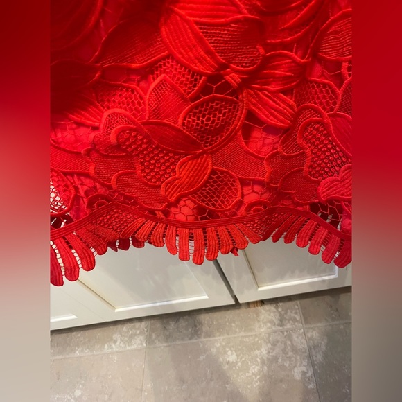 Lovers + Friends coral red caspian shift dress - Picture 6 of 7